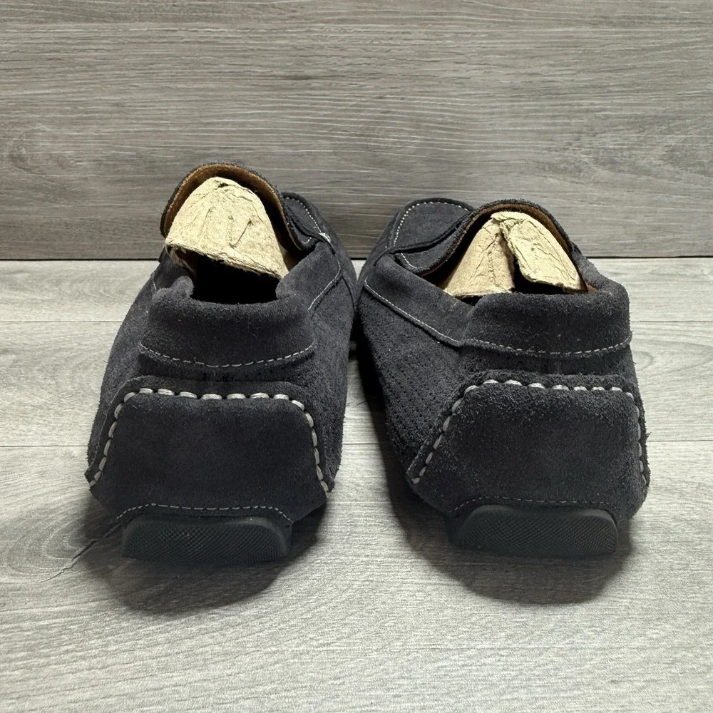 Flag Ltd. Nappa Glove Size 11 M Leather Soft Black Slip On Loafers Shoes